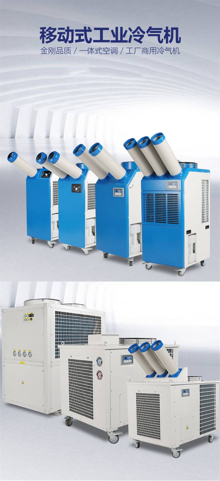 5kW工業冷風機 車間降溫的移動利器與口罩機、超聲波機的理想伴侶